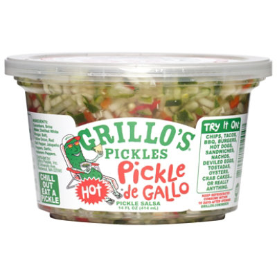 Grillos Hot Pickle De Gallo - 14 OZ
