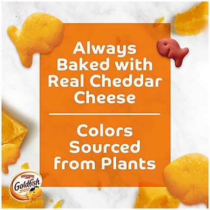 Goldfish Colors Cheddar Snack Crackers Family Size - 10 Oz - Image 3