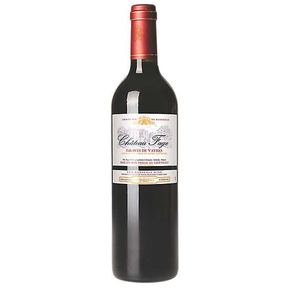 Chateau Fage Red Bordeaux Wine - 750 ML