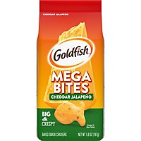 Goldfish Mega Bites Cheddar Jalapeno Snack Crackers - 5.9 Oz - Image 2