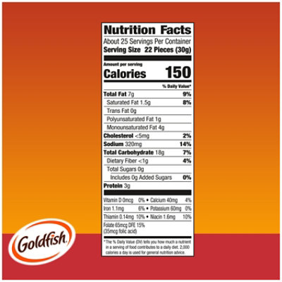 Goldfish Sharp Cheddar Crackers - 26.7 Oz - Image 4