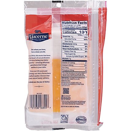 Lucerne Cheese Sharp Cheddar Thin Slices - 6.84 OZ - Image 6