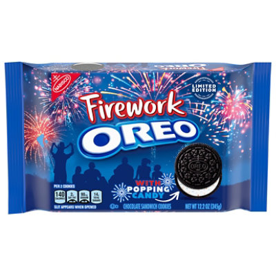 Oreo Double Stuf Cookies Fireworks 2022 - 12.2 OZ - Image 3