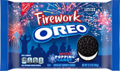 Oreo Double Stuf Cookies Fireworks 2022 - 12.2 OZ - Image 2