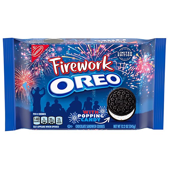 Oreo Double Stuf Cookies Fireworks 2022 - 12.2 OZ