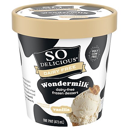 So Delicious Dairy Free Wondermilk Vanilla Frozen Dessert - 1 Pint - Image 2
