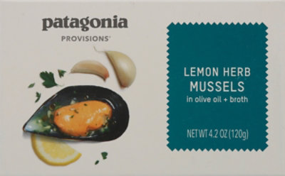 Patagonia Lemon Herb Mussels in Olive Oil + Broth - 4.2 Oz - Image 2