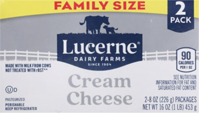 Lucerne Cream Cheese Family Size - 16 OZ - Image 2