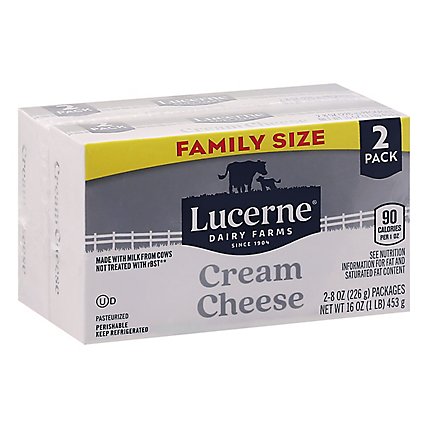Lucerne Cream Cheese Family Size - 16 OZ - Image 1