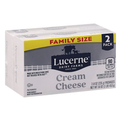 Lucerne Cream Cheese Family Size - 16 OZ