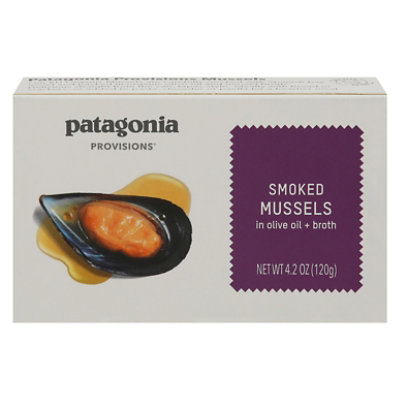 Patagonia Smoked Mussels in Olive Oil + Broth - 4.2 Oz - Image 3