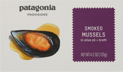 Patagonia Smoked Mussels in Olive Oil + Broth - 4.2 Oz - Image 2