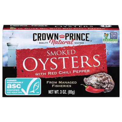 Crown Oysters W/chli Ppr - 3OZ - Image 2