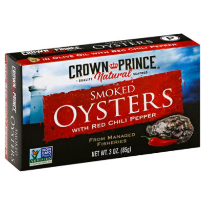 Crown Oysters W/chli Ppr - 3OZ - Image 1