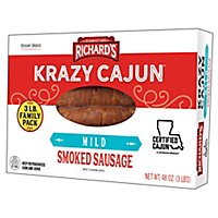 Richards Mild Smoked Sausage - 48 OZ - Image 1
