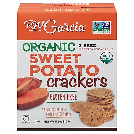 RW Garcia Organic Sweet Potato Crackers - 5.5 Oz - Image 3