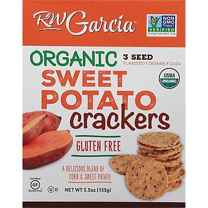 RW Garcia Organic Sweet Potato Crackers - 5.5 Oz - Image 6