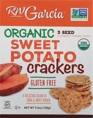RW Garcia Organic Sweet Potato Crackers - 5.5 Oz - Image 6