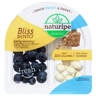 Naturipe Snacks Bliss Bento Berry Lemony - 3.2 OZ - tomthumb
