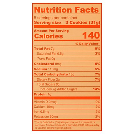Partake Foods Cookie Carrot Oat - 5.5 OZ - Image 4