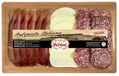 Veroni Antipasto Speck Salame Provolone Pepper Salame - 7 OZ - Image 1