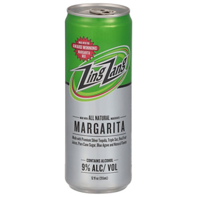 Zing Zang Margarita Cocktail Can Single - 12 FZ