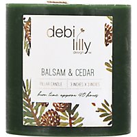Debi Lilly Balsam & Cedar 3x3 Pillar - EA - Image 2