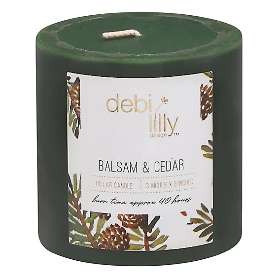 Debi Lilly Balsam & Cedar 3x3 Pillar - EA