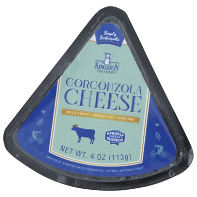 Kingston Creamery Gorgonzola Wedge - 4 OZ - Image 2