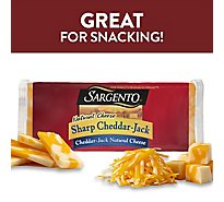 Sargento Sharp Cheddar Jack Chunk Cheese - 8 OZ