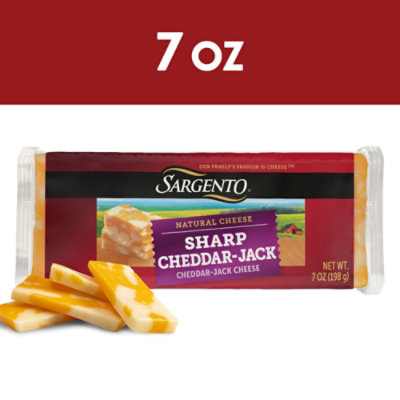 Sargento Sharp Cheddar Jack Natural Cheese - 8 OZ