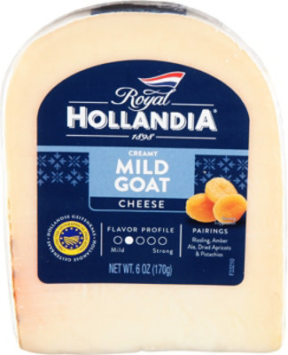 Royal Hollandia Cheese Goat Gouda Wedge - 6 OZ - Image 2