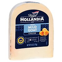 Royal Hollandia Cheese Goat Gouda Wedge - 6 OZ - Image 1