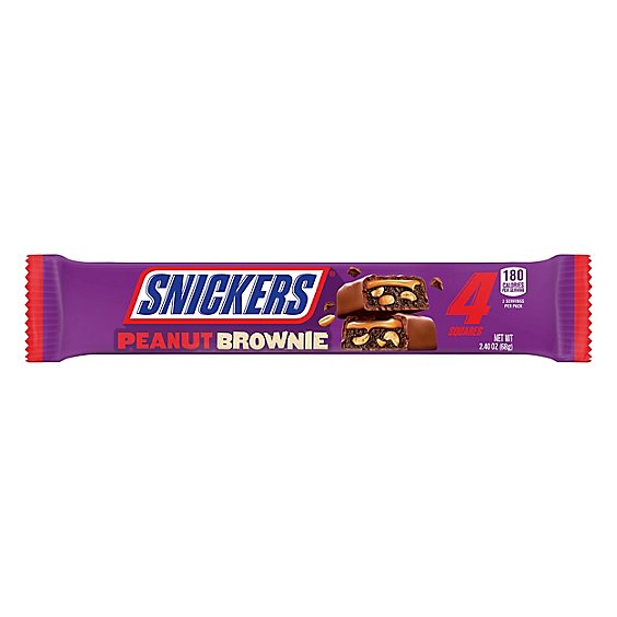 Snickers Peanut Brownie Bar - 2.4 OZ