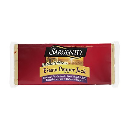 Sargento Fiesta Pepper Jack Natural Cheese - 7 OZ - Image 3