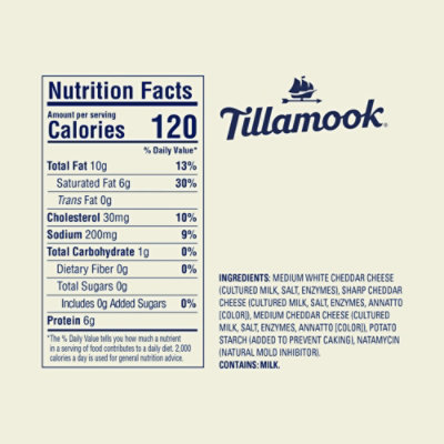 Tillamook Farmstyle Fine Cut Double Cheddar Blend Shredded Cheese - 8 Oz - Image 7