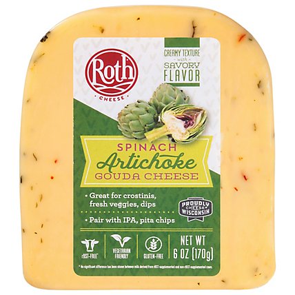 Roth Spinach Artichoke Gouda Cheese - 6 OZ - Image 3