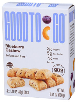 Good To Go Blueberry Cashew Soft Baked Bars - 5.64 Oz - Image 4