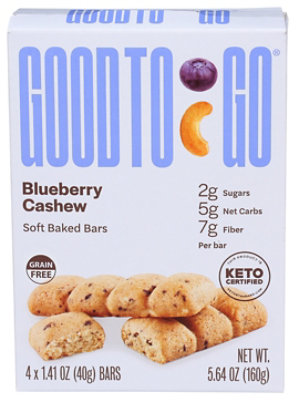 Good To Go Blueberry Cashew Soft Baked Bars - 5.64 Oz - Image 1