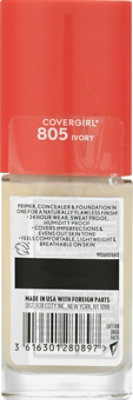 COVERGIRL Outlast Extreme Wear 805 Ivory 3 In 1 Foundation - 1 Fl. Oz. - Image 5