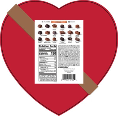 RUSSELL STOVER Valentine's Red Heart Milk Chocolate & Dark Chocolate Gift Box - 30.04 Oz - Image 6
