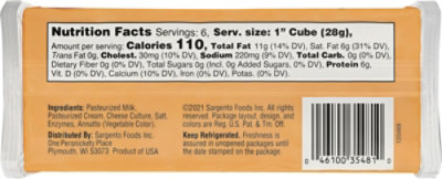 Sargento Creamery Mild Cheddar Natural Cheese - 6 OZ - Image 6