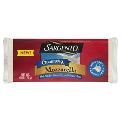 Sargento Creamery Mozzarella Natural Cheese - 6 OZ - Image 3