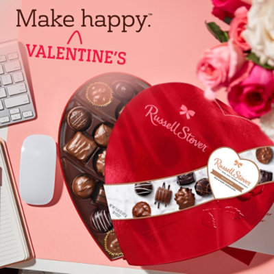 Russell Stover Valentines Heart Assorted Milk & Dark Chocolate Gift Box - 15.05 Oz - Image 5