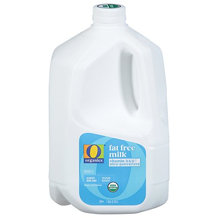 O Organics Fat Free Milk - 128 FZ - Image 3