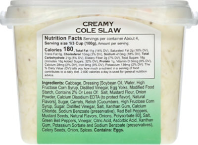 Garden Fresh Creamy Shredded Cole Slaw - 15 OZ - Image 6