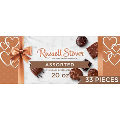 Russell Stover Valentines Day Wow! Assorted Milk & Dark Chocolate Gift Box - 20 Oz - Image 1