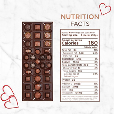 Russell Stover Valentines Day Wow! Assorted Milk & Dark Chocolate Gift Box - 20 Oz - Image 2