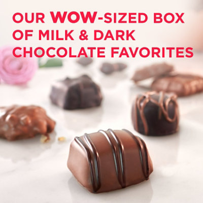 Russell Stover Valentines Day Wow! Assorted Milk & Dark Chocolate Gift Box - 20 Oz - Image 4