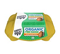 Happy Egg 6ct Free Range Organic Grade A Lg - 6 CT